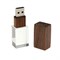 Флешка E 310 Dark Wood, 16 ГБ, USB2.0,чт до 25 Мб/с,зап до 15 Мб/с, красная подсветка - фото 51384740