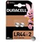 Батарейка алкалиновая Duracell, LR44 (А76, KA76, V13GA)-2BL, 1.5В, блистер, 2 шт. - фото 51387262