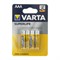 Батарейка солевая Varta SuperLife, AAA, R03-4BL, 1.5 В, блистер, 4 шт. - фото 51389540