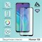 Защитное стекло 9D LuazON для Honor 10i, полный клей, 0.33 мм, 9Н, чёрное - фото 51389722