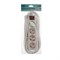 Удлинитель Luazon Lighting, 4 розетки, 5 м, 16 А, 2200 Вт, 3х1.5 мм2, с з/к, с выкл., - фото 51391330