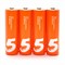 Батарейка алкалиновая Xiaomi ZMI Rainbow Zi5, AA, LR6, спайка, 4 шт, оранжевые - фото 51393593 Батарейка алкалиновая Xiaomi ZMI Rainbow Zi5, AA, LR6, спайка, 4 шт, оранжевые - фото 51393593