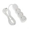 Удлинитель Luazon Lighting ECO, 3 розетки, 2.7 м, 10 А, 2200 Вт, ПВС 3х0.75 мм2, с з/к,белый - фото 51399930 Удлинитель Luazon Lighting ECO, 3 розетки, 2.7 м, 10 А, 2200 Вт, ПВС 3х0.75 мм2, с з/к,белый - фото 51399930
