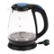Чайник электрический Luazon LSK-1810, стекло, 1.8 л, 1500 Вт, подсветка, черный - фото 51402027