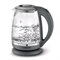 Чайник электрический BRAYER BR1044, стекло, 2 л, 2200 Вт, автоотключение, серый - фото 51403039