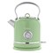 Чайник электрический Tesler KT-1745 GREEN, металл, 1.7 л, 2200 Вт, ретро, зелёный - фото 51403144 Чайник электрический Tesler KT-1745 GREEN, металл, 1.7 л, 2200 Вт, ретро, зелёный - фото 51403144