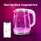 Чайник электрический REDMOND SkyKettle RK-G203S, стекло, 2 л, 2200 Вт, регулир. t°, белый - фото 51404619 Чайник электрический REDMOND SkyKettle RK-G203S, стекло, 2 л, 2200 Вт, регулир. t°, белый - фото 51404619
