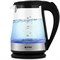 Чайник электрический Vitek VT-7077 MC, стекло, 1.7 л, 2200 Вт, чёрно-серебристый - фото 51405126 Чайник электрический Vitek VT-7077 MC, стекло, 1.7 л, 2200 Вт, чёрно-серебристый - фото 51405126