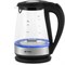 Чайник электрический Vitek VT-7077 MC, стекло, 1.7 л, 2200 Вт, чёрно-серебристый - фото 51405128 Чайник электрический Vitek VT-7077 MC, стекло, 1.7 л, 2200 Вт, чёрно-серебристый - фото 51405128