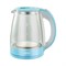 Чайник электрический Econ ECO-1846KE, 1500 Вт, стекло, 1,8 л, цвет голубой - фото 51405713
