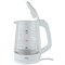 Чайник электрический jvc JK-KE1512, стеклянный, 2200 Вт, 1.7 л, белый - фото 51406926