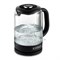 Чайник КТ-6156, электрический, стекло, 1.5 л, 2200 Вт, чёрный - фото 51407465