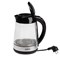 Чайник электрический Kitfort KT-6126, стекло, 1.7 л, 2200 Вт, подсветка, серо-чёрный - фото 51407513