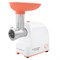 Мясорубка MAUNFELD MF-232WR, 1340 Вт, 1.3 кг/мин, 4 насадки, реверс, бело-оранжевая - фото 51409245