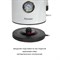 Чайники Pioneer KE560M, металл, 1.7 л, 2200 Вт, белый - фото 51409623 Чайники Pioneer KE560M, металл, 1.7 л, 2200 Вт, белый - фото 51409623