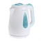 Чайник электрический ENERGY E-214, пластик, 1.7 л, 2200 Вт, бело-голубой - фото 51410439