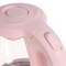Чайник электрический Sakura SA-2733BG, стекло, 1.7 л, 2200 Вт, розовый - фото 51412425