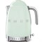 Чайник электрический Smeg KLF04PGEU, металл, 1.7 л, 2400 Вт, регулировка t°, цвет мятный - фото 51413587 Чайник электрический Smeg KLF04PGEU, металл, 1.7 л, 2400 Вт, регулировка t°, цвет мятный - фото 51413587
