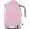 Чайник электрический Smeg KLF04PKEU, металл, 1.7 л, 2400 Вт, регулировка t, розовый - фото 51413590 Чайник электрический Smeg KLF04PKEU, металл, 1.7 л, 2400 Вт, регулировка t, розовый - фото 51413590