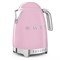 Чайник электрический Smeg KLF04PKEU, металл, 1.7 л, 2400 Вт, регулировка t, розовый - фото 51413591 Чайник электрический Smeg KLF04PKEU, металл, 1.7 л, 2400 Вт, регулировка t, розовый - фото 51413591