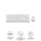 Клавиатура + мышь A4Tech Fstyler F1010 клав:белый/серый мышь:белый/серый USB Multimedia (F10 10046 - фото 51422831 Клавиатура + мышь A4Tech Fstyler F1010 клав:белый/серый мышь:белый/серый USB Multimedia (F10 10046 - фото 51422831