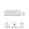Клавиатура + мышь A4Tech Fstyler FG1010 клав:белый/серый мышь:белый/серый USB беспроводная M 10046 - фото 51422858 Клавиатура + мышь A4Tech Fstyler FG1010 клав:белый/серый мышь:белый/серый USB беспроводная M 10046 - фото 51422858