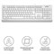 Клавиатура A4Tech Fstyler FKS10 белый/серый USB - фото 51423184 Клавиатура A4Tech Fstyler FKS10 белый/серый USB - фото 51423184