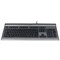 Клавиатура A4Tech KLS-7MUU серебристый/черный USB slim Multimedia - фото 51423310 Клавиатура A4Tech KLS-7MUU серебристый/черный USB slim Multimedia - фото 51423310