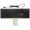 Клавиатура Acer OKW120, USB, проводная, мембранная, чёрная (ZL.KBDEE.006) - фото 51423333