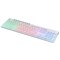 Клавиатура Оклик 490ML белый USB slim Multimedia LED - фото 51423504 Клавиатура Оклик 490ML белый USB slim Multimedia LED - фото 51423504