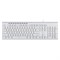 Клавиатура Оклик 490ML белый USB slim Multimedia LED - фото 51423506 Клавиатура Оклик 490ML белый USB slim Multimedia LED - фото 51423506