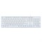 Клавиатура Оклик 550ML белый USB slim Multimedia LED - фото 51423542