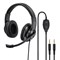 Наушники с микрофоном Hama HS-P300 черный 2м накладные оголовье (00139925) - фото 51428384