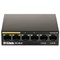 Коммутатор D-Link DSS-100E-6P/A1A 6x100Mb 4PoE+ 55W неуправляемый - фото 51429028